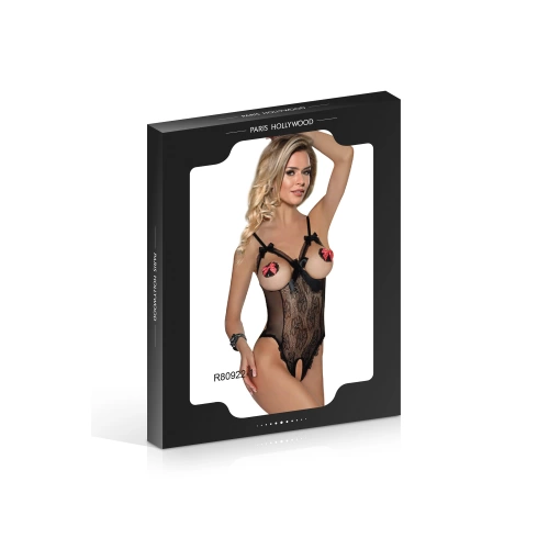 Боди с отворено дъно QL черно  [2]