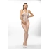 Цяло боди с отворено дъно Bianca бяло