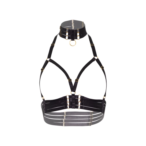 Чокър с отворен топ Harness Couture [3]