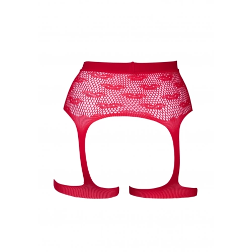 Жартиерен колан Kiss червен [4]