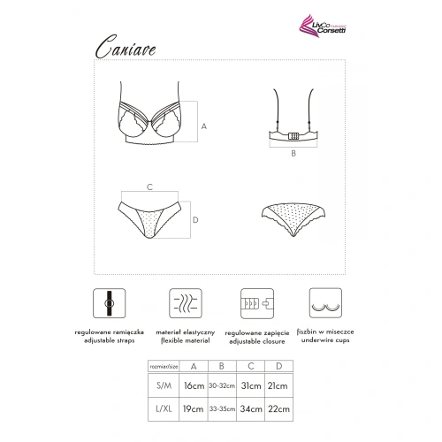 Дантелен комплект Caniave размер L/XL [6]