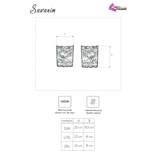 Дантелени жартиери Sawanim [5]