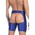 Дълги мъжки боксерки с изрязано дупе Q Lingerie MP064 сини