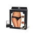 Бикини с изрязано дупе Q Lingerie черни [3]